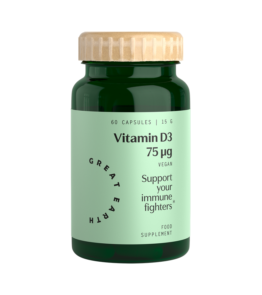 Vitamin D3 75 mcg, 60 caps