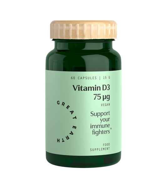 Vitamin D3 75 mcg, 60 caps