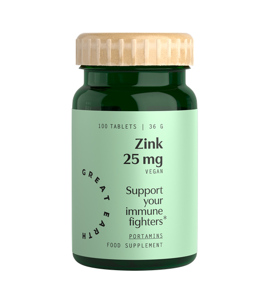 Zinc 25 mg, 100 tabs