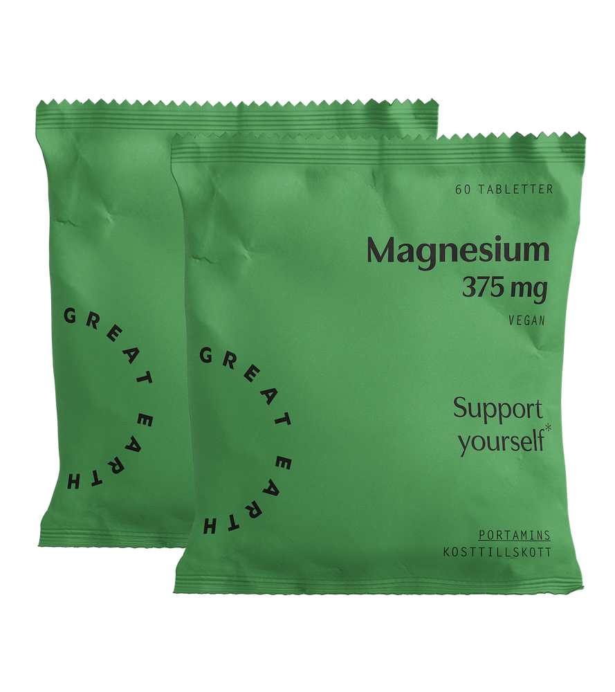 Magnesium 375mg 2 pack refill
