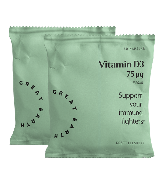 Vitamin D3 75 mcg refill 2 pack