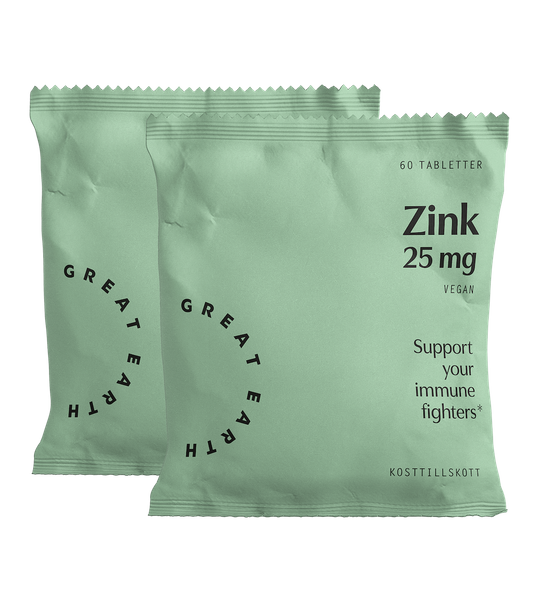 Zink 25mg refill 2 pack