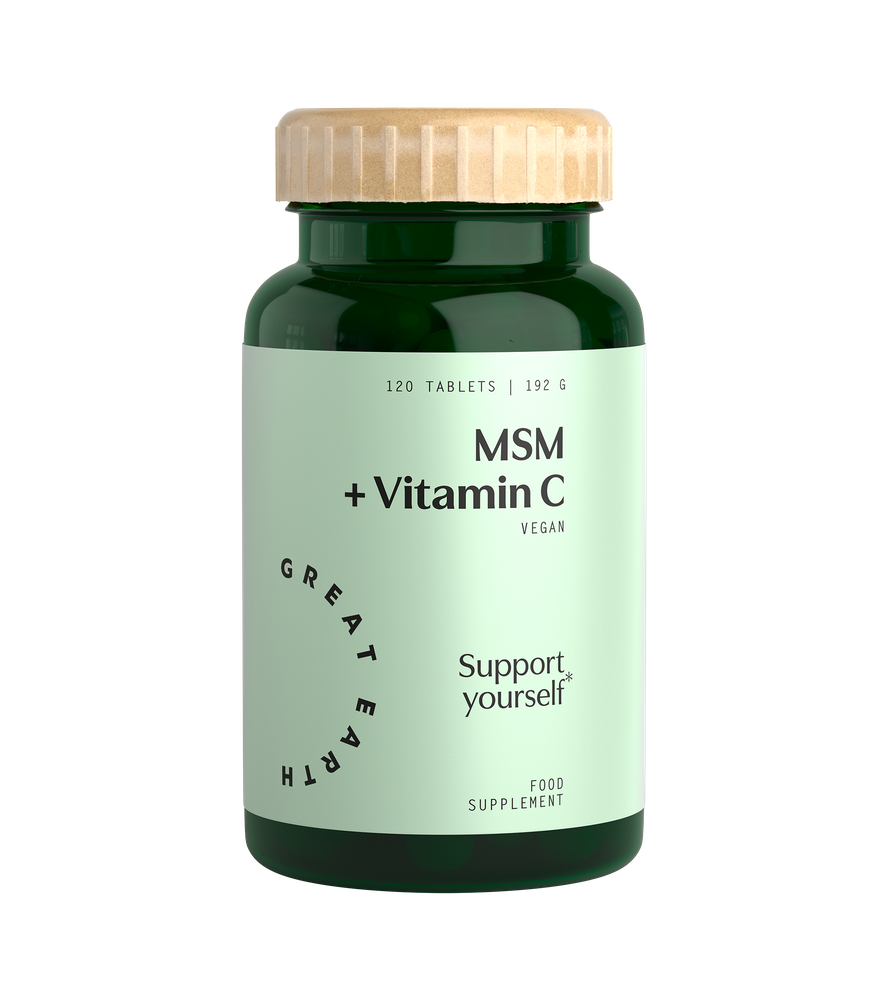 MSM 1000mg +Vitamin C, 120 tabs