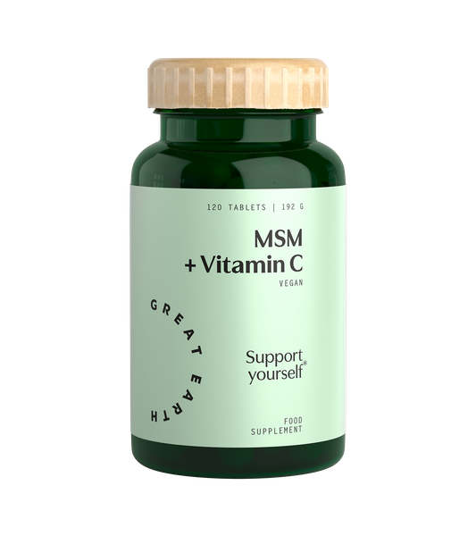 MSM 1000mg +Vitamin C, 120 tabs