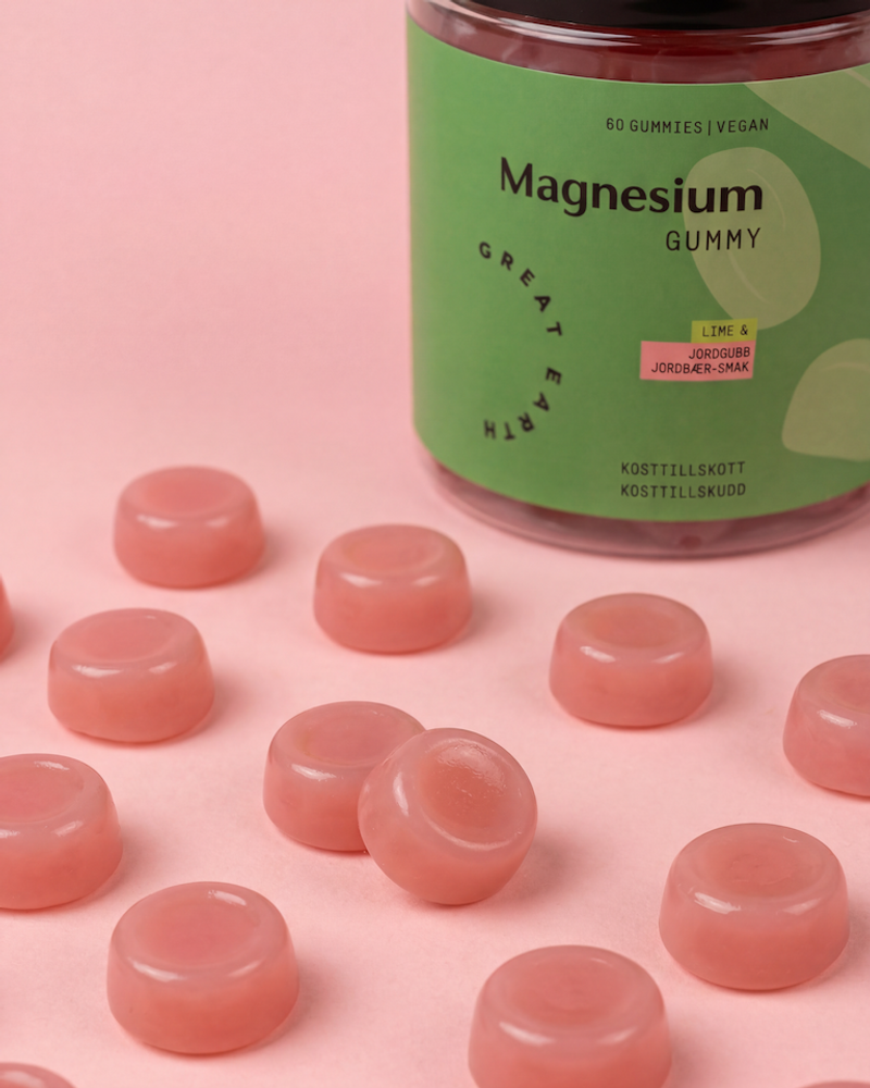 Magnesium Gummy - jordgubb/lime
