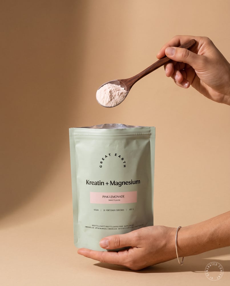 Kreatin + Magnesium-pulver