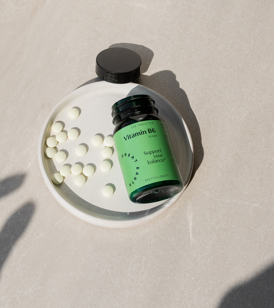 Vitamin B6, 120 tabl, Preglife