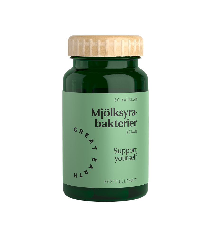 Mjölksyrabakterier 60 kaps, Preglife